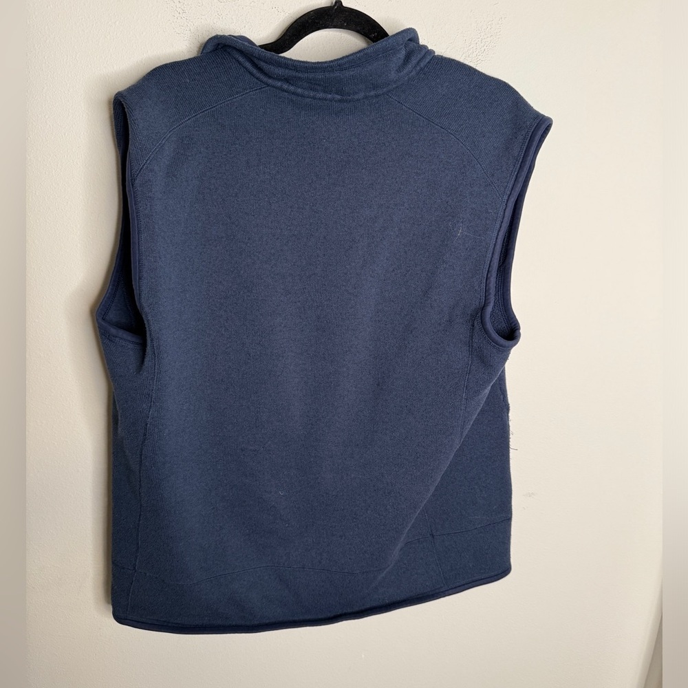 Patagonia Size XL Men's‎ Better Sweater Knit Zip Fleece Lined Vest in Navy Blue - Picture 5 of 5